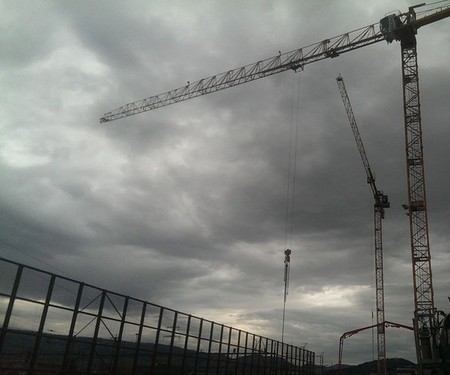 2ème grue montée